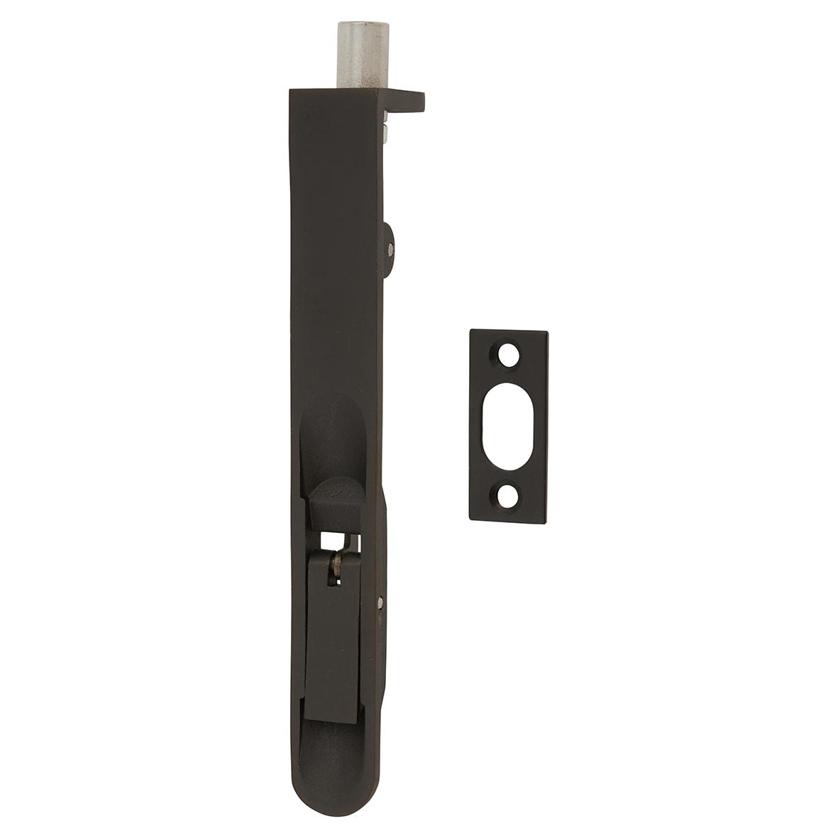 Lever Action Flush Bolt - 150 x 20mm - Fire Rated - Radius - Dark Bronze