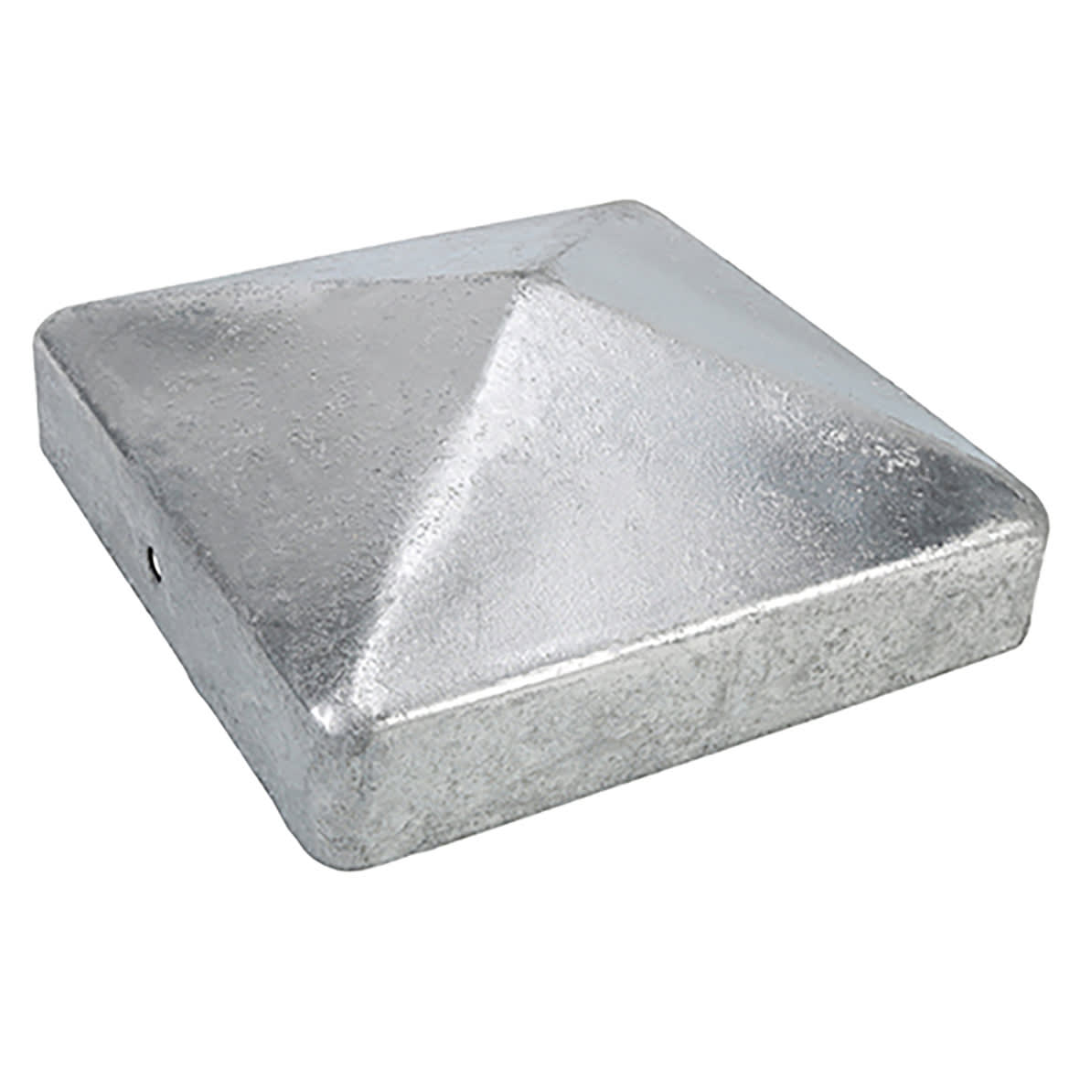 Fence Post Cap for 4" / 100mm Posts - Zinc