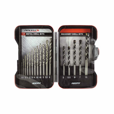 HSS & Masonry Drill Bit Set - Pack of 17