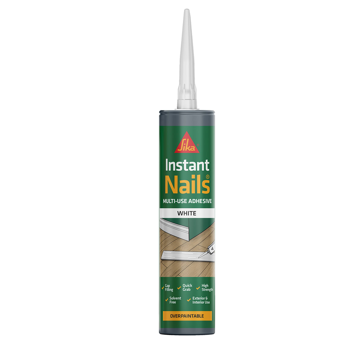 Instant Nails Grab Adhesive - Solvent Free - 290ml - White