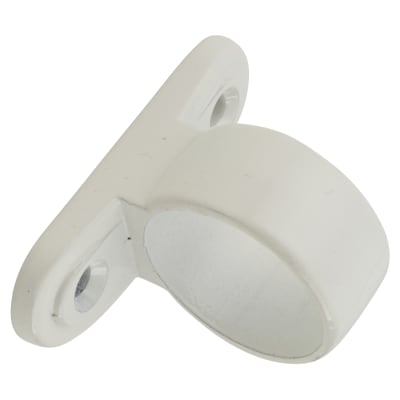 Standard Mounting Sash Window Ring Lift - 27mm Diameter - White