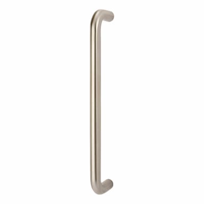 Satin Stainless Steel 19mm D-Bar Door Pull Handle - Bolt Fix - 305mm Centres