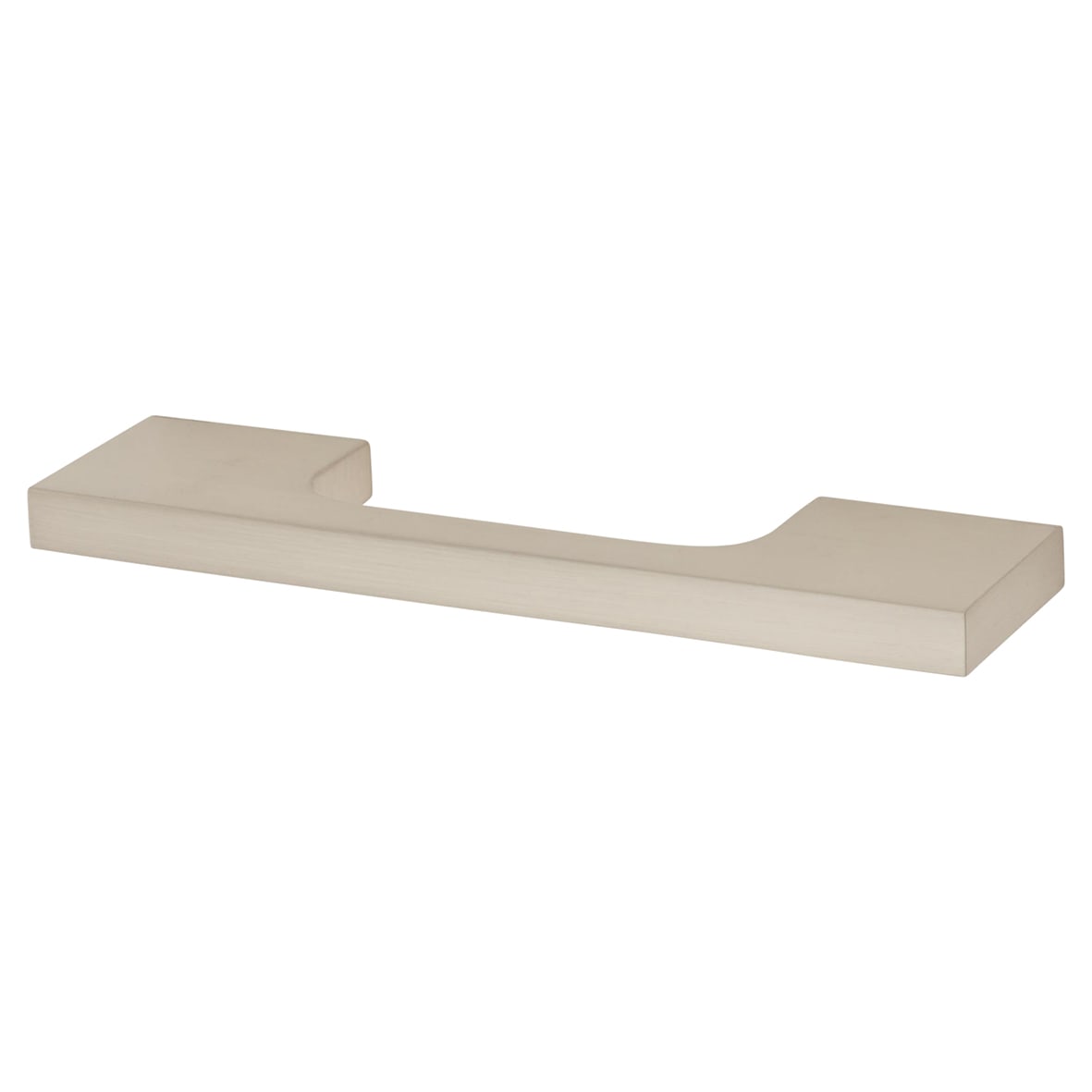 Bibury 8mm Slim D-Bar Cabinet Pull Handle - 96mm Centres - Satin Nickel