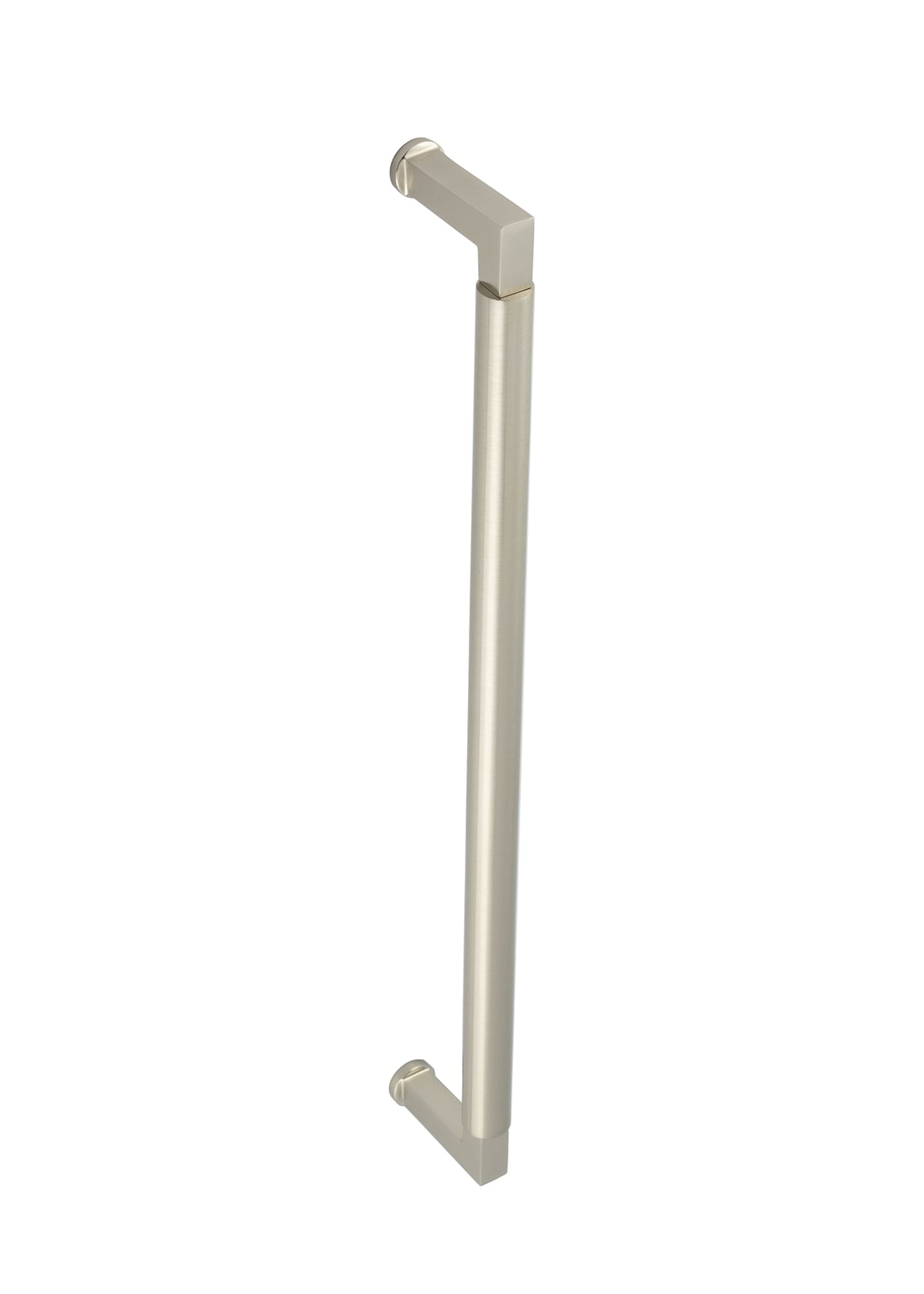 Satin Nickel 20mm D-Bar Door Pull Handle - Bolt Fix - 425mm c/c - Westminster Range