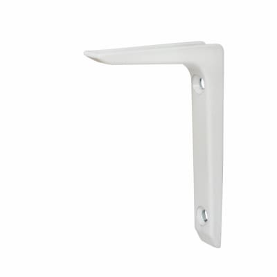 Aluminium Shelf Bracket - 65 x 100mm - White