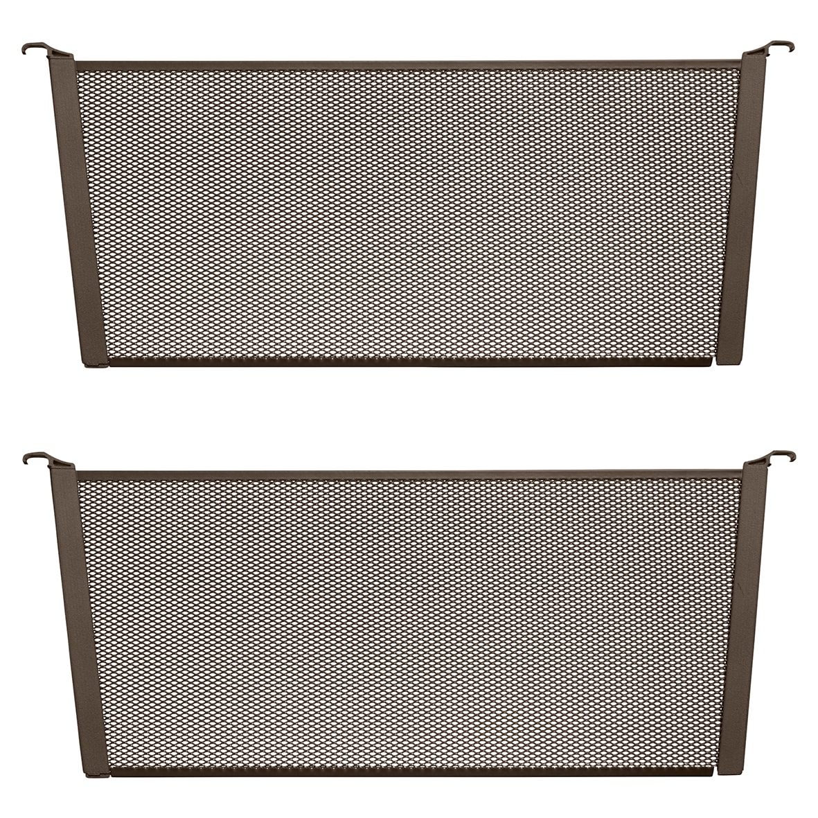 Top Track System - Click In Medium Mesh Drawer Dividers - 431 x 180mm - Graphite - Pack of 2