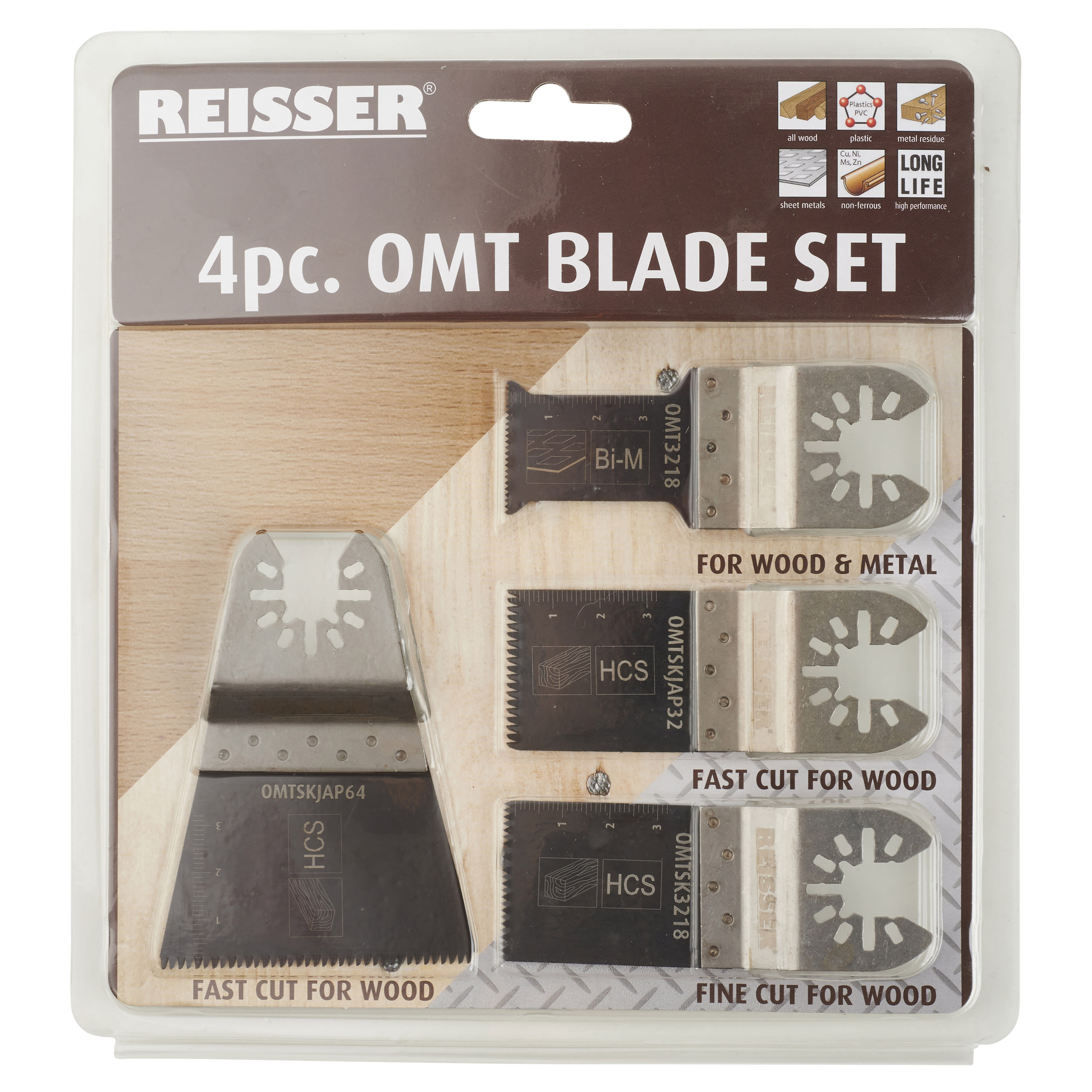 Multi Tool Blade Set - 4 Pieces