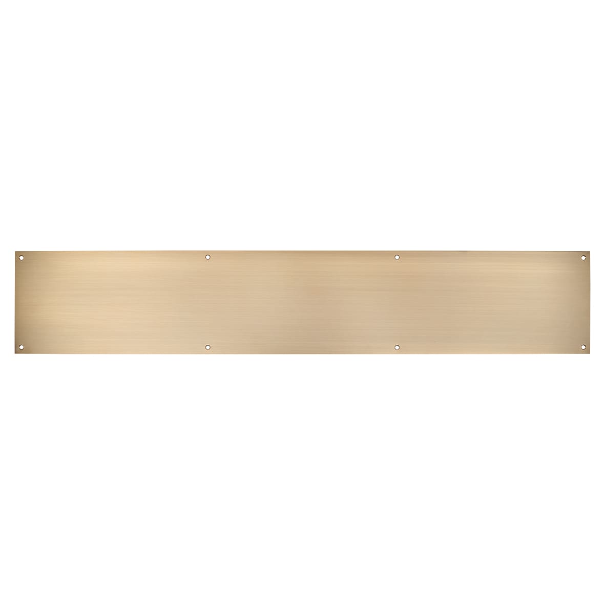 Stainless Steel Kick Plate - 838 x 150 x 1.2mm - 8 Screw Holes - Antique Brass