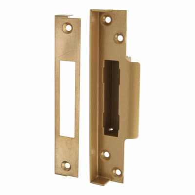 13mm Rebate Kit to suit 3K74 Mortice Sashlocks - Polished Brass