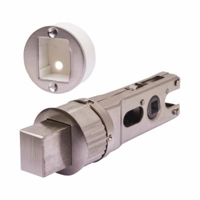 Smartbolt Bolt Through Tubular Deadbolt - 71mm Case - 57mm Backset - Satin Nickel
