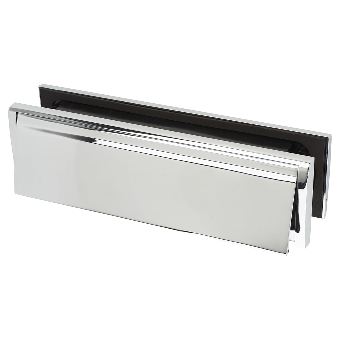 Frontier Collection Letter Plate - 311.5 x 90mm - Door Thickness 42-55mm - Polished Nickel