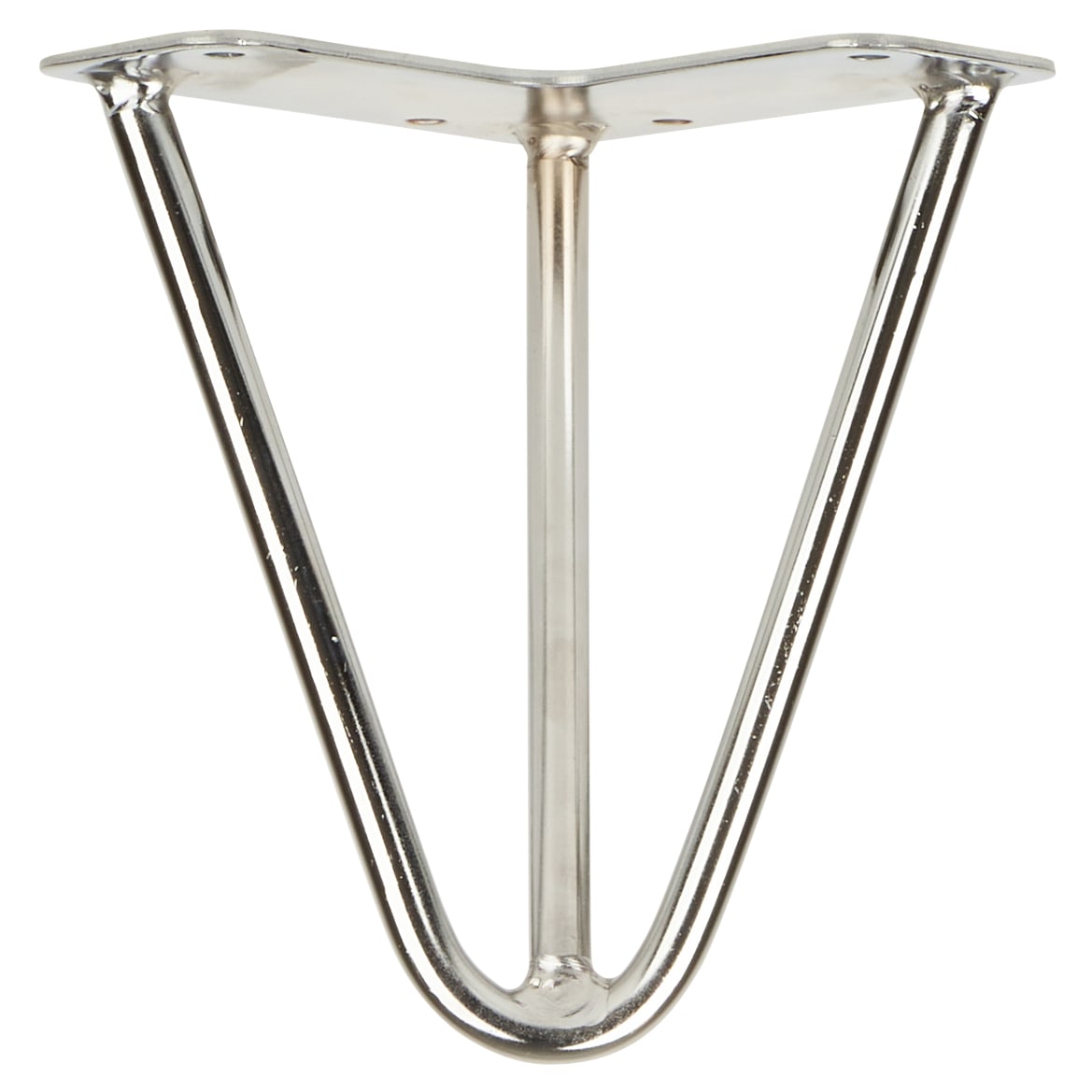 Hairpin Leg - 3 Pin - 150mm Height - Chrome - Pair