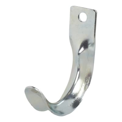 Metal Garage and Shed Storage Hook - 55mm Depth - Zinc Plated - Pack of 2