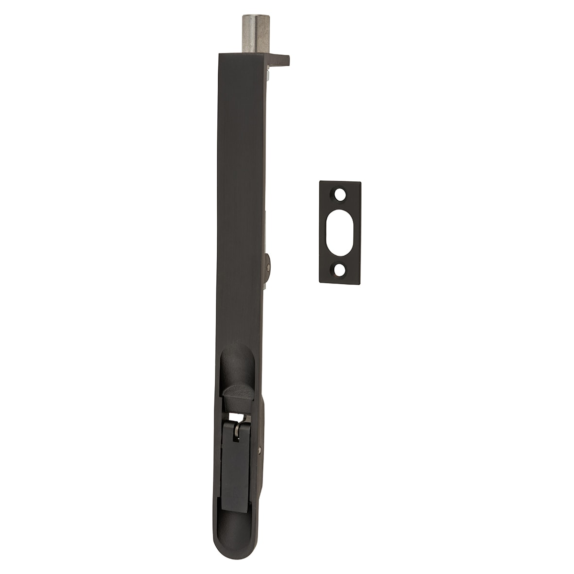 Lever Action Flush Bolt - 200 x 20mm - Fire Rated - Radius - Dark Bronze