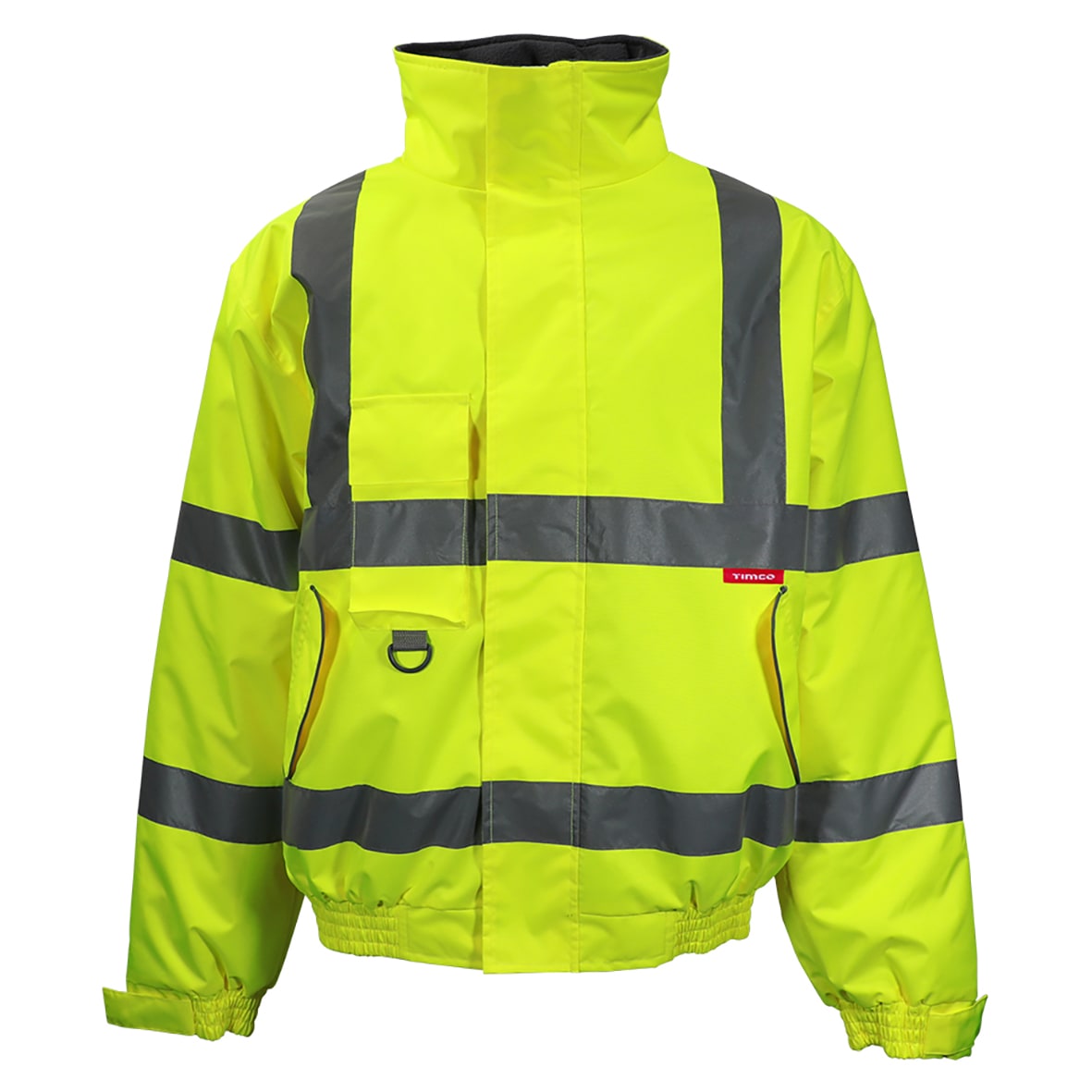 Hi Visibility Bomber Jacket - Yellow - Medium