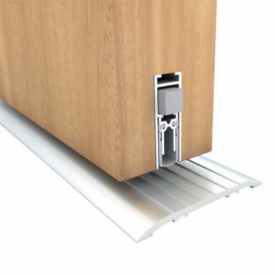 M-12 WS Sliding Door Acoustic Drop Seal - 1083mm Length - Silver