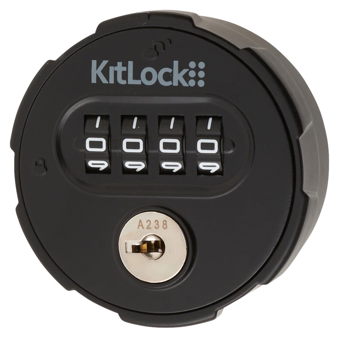 Kitlock Combination Locker and Cabinet Lock - Public - Black
