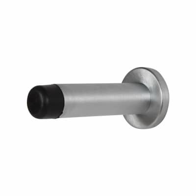 Concealed Fixing Projection Door Stop - 70mm Projection - Satin Chrome