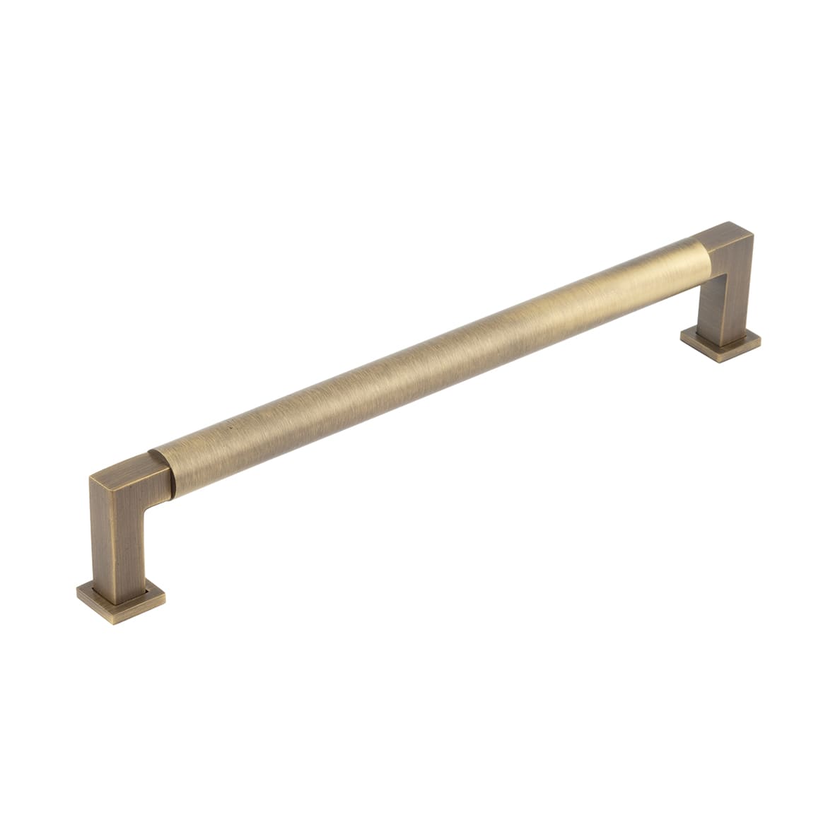 Westminster 17.5mm D-Bar Cabinet Pull Handle - 224mm c/c - Antique Brass