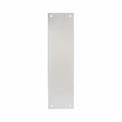 Aluminium Plain Finger Plate - 300 x 75 x 1.5mm - Satin Anodised
