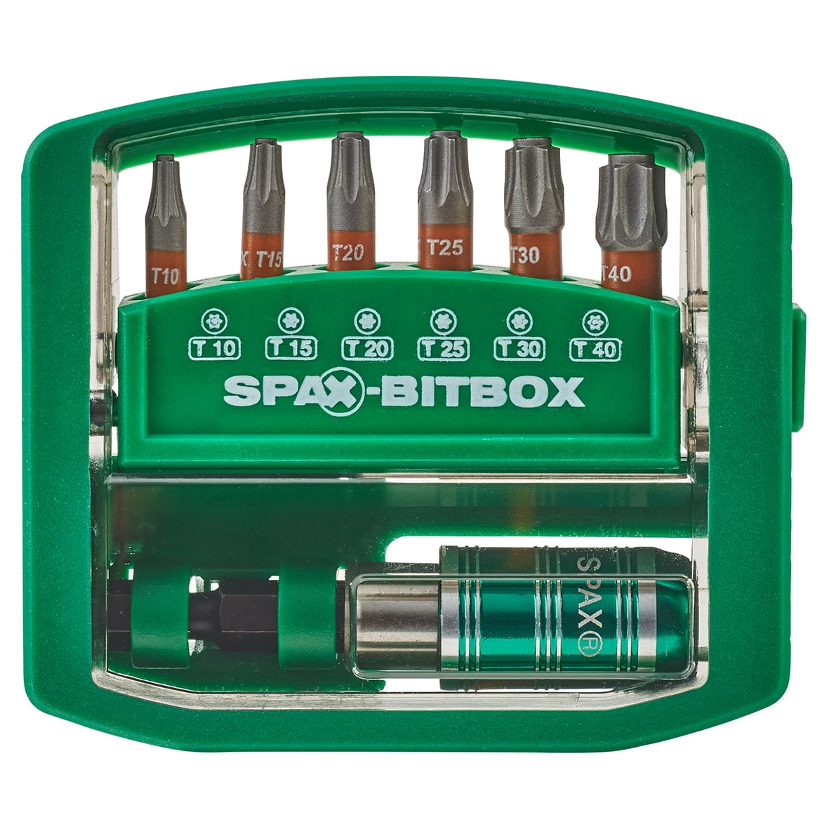 T-Star Plus Driver Bit Set with Rapid Change Bit Holder - 25mm Length - Pack of 7
