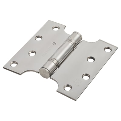 Max Parliament Hinge - 102 x 50 x 102 x 3mm - Polished Stainless Steel - Pair