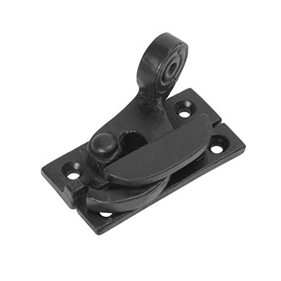 Hook Claw Sash Window Fastener - 67 x 20mm - Antique Black Iron