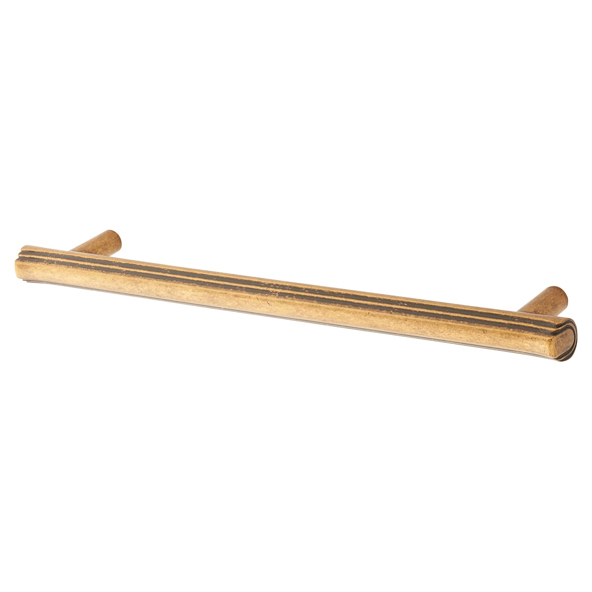 Filton 11mm T-Bar Cabinet Pull Handle - 160mm Centres - Antique Brass