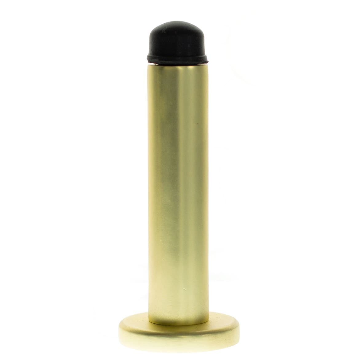 Concealed Fixing Projection Door Stop - 83mm Projection - Satin Brass