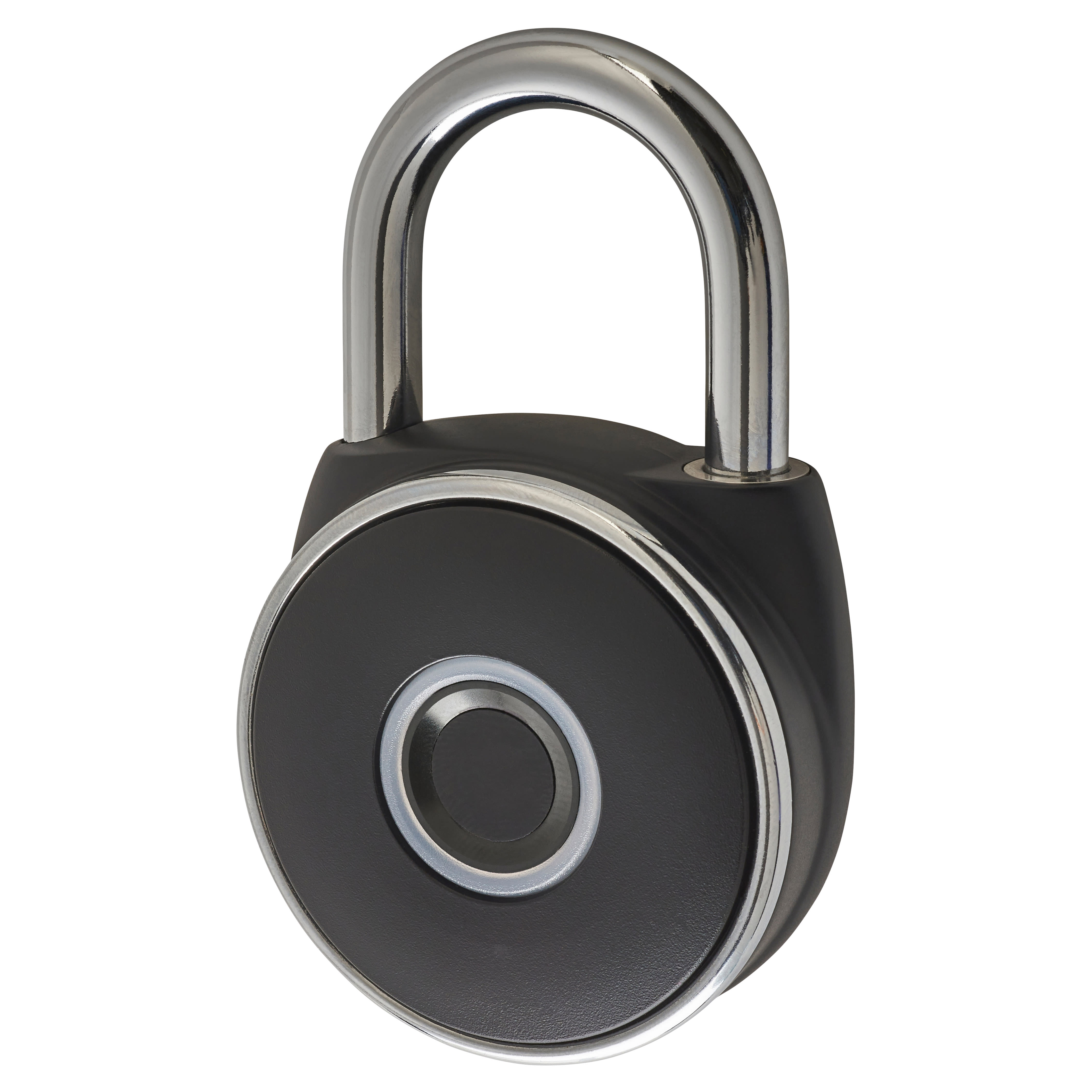 Fingerprint Biometric All Weather Padlock - 55mm Body - 33 x 30mm Shackle - Black