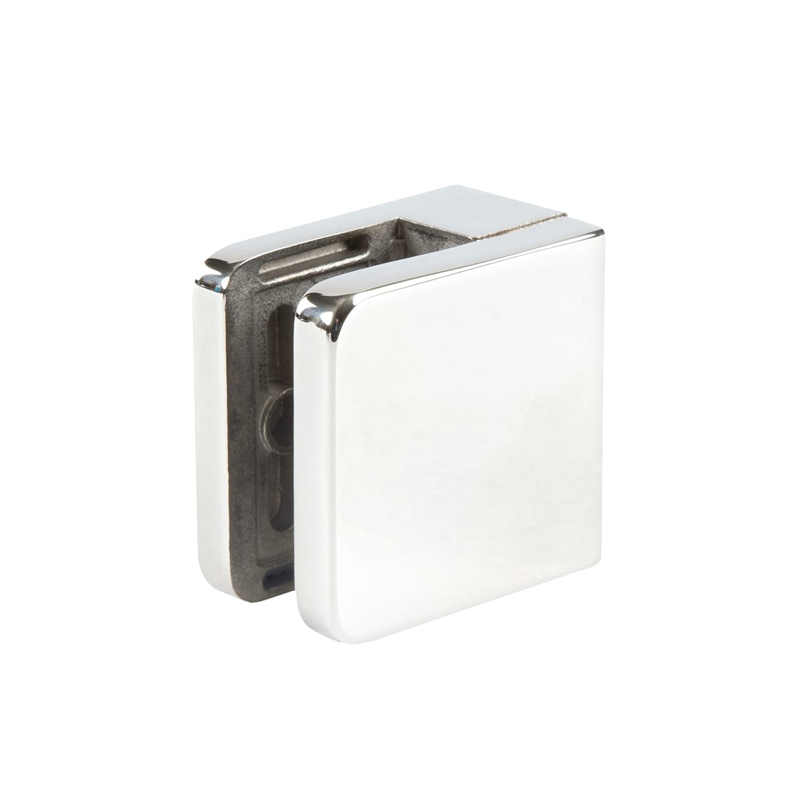Square Balustrade Clamp - 45 x 45mm - 316 Grade Polished Stainless Steel - Pack of 4
