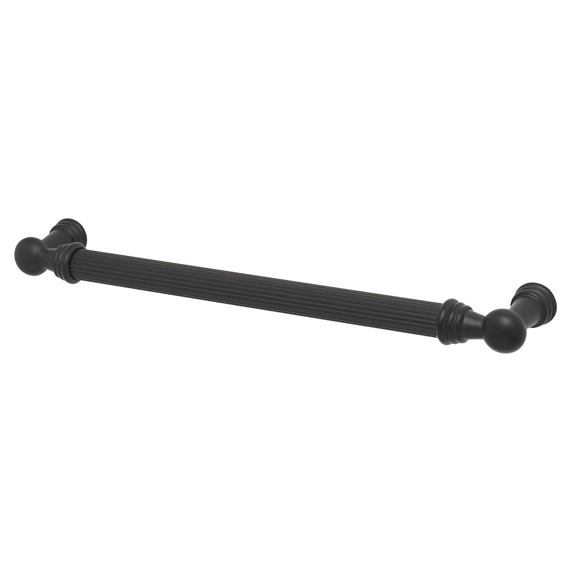 Whitby Lines 10mm T-Bar Cabinet Pull Handle - 192mm Centres - Matt Black
