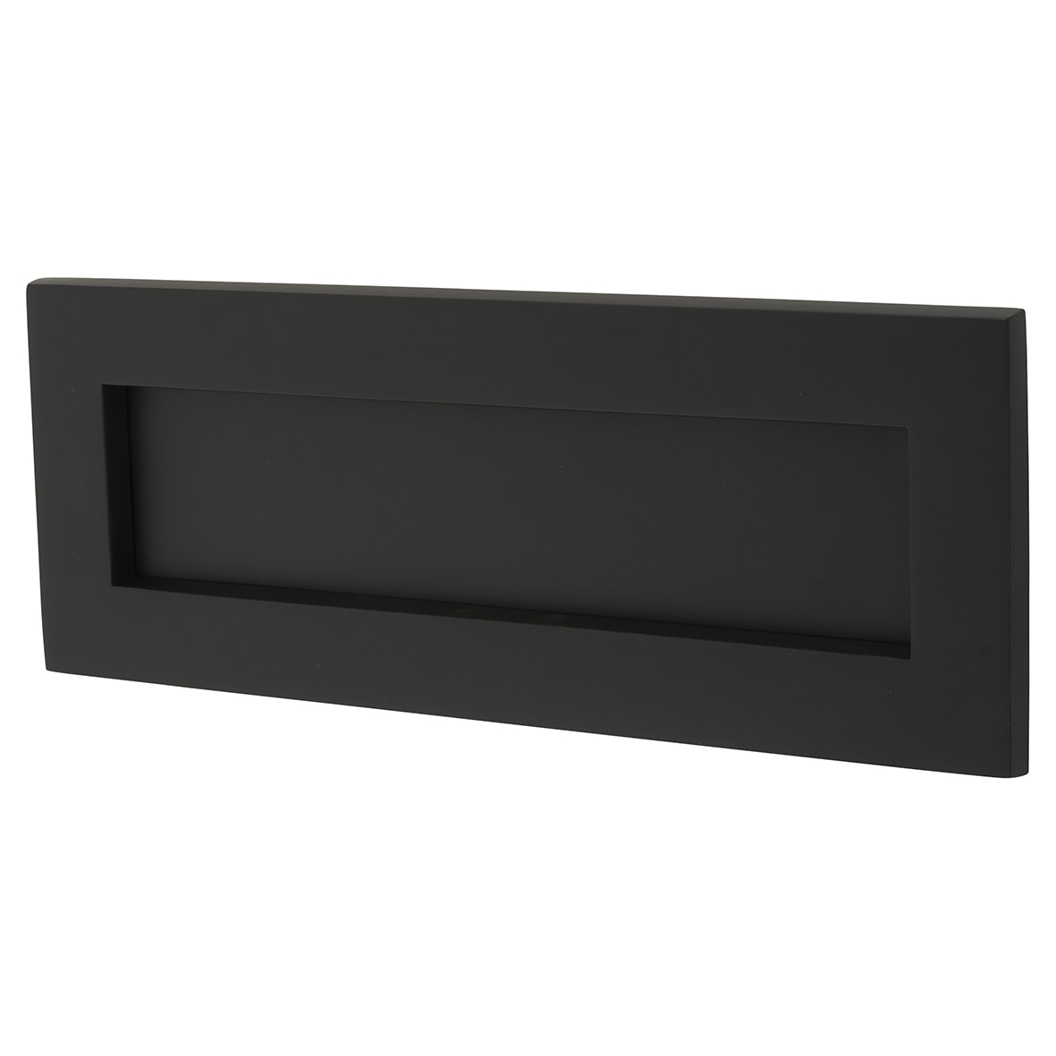 Marcus Letter Plate - 254 x 101mm - Matt Black