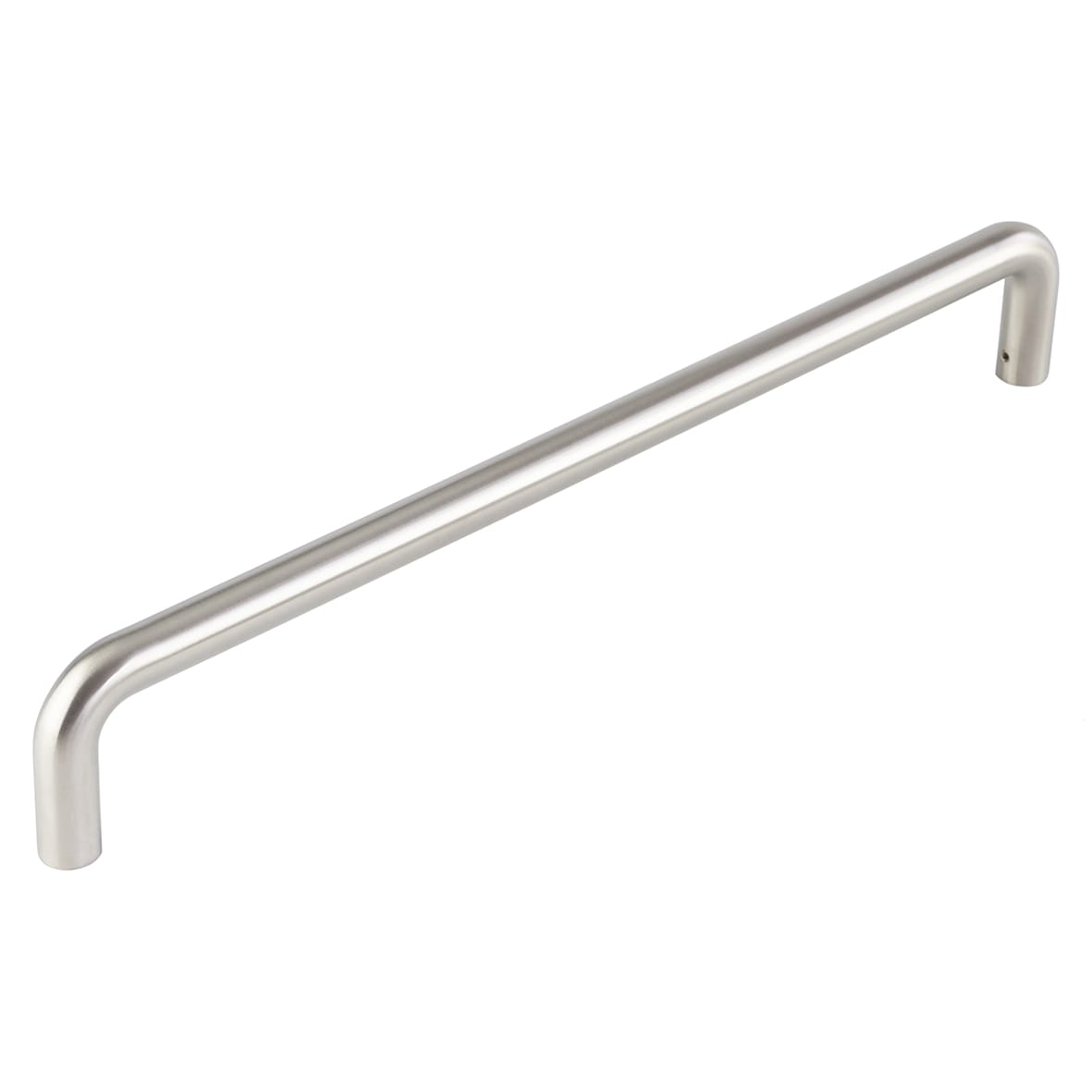 Satin Stainless Steel 19mm D-Bar Door Pull Handle - Bolt Fix - 425mm c/c