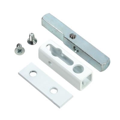 Bramah Rola Metal Casement Window Lock - White
