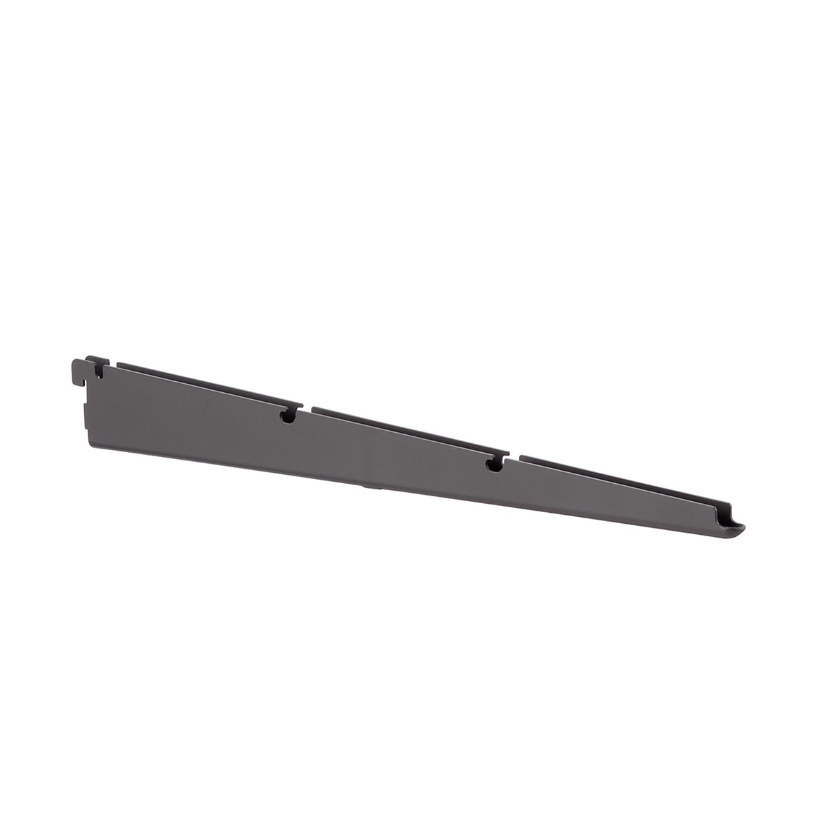 Garage+ Storage Top Track System - Click In Shelf Bracket - 534mm Length - Matt Grey