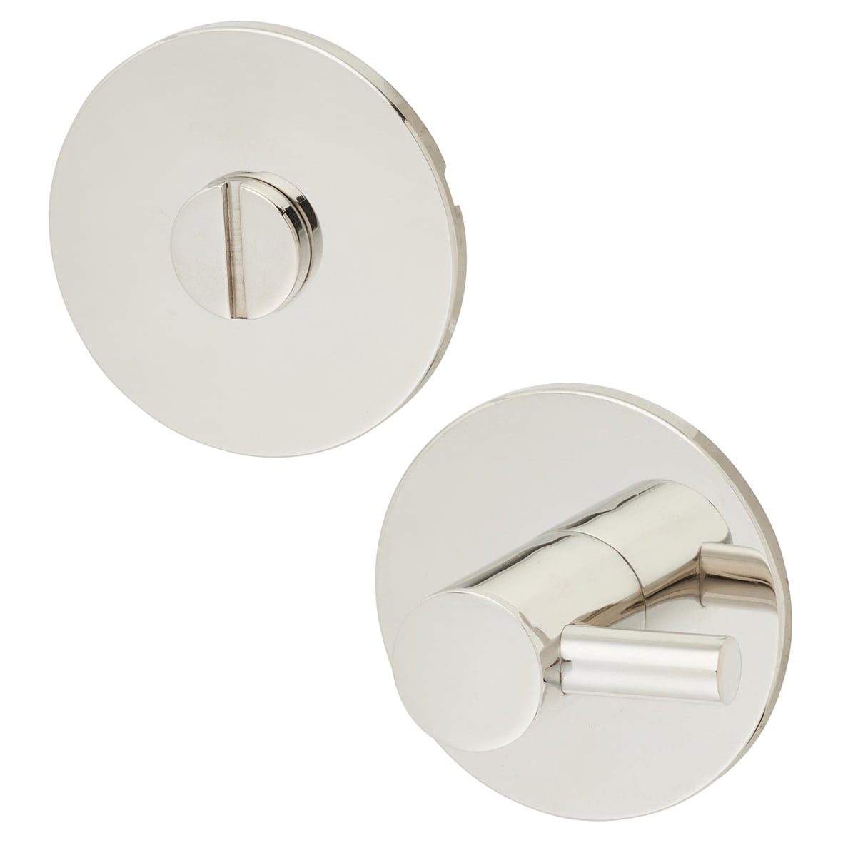 Schema Orka Bathroom Turn & Release - 53mm Diameter - Polished Stainless Steel