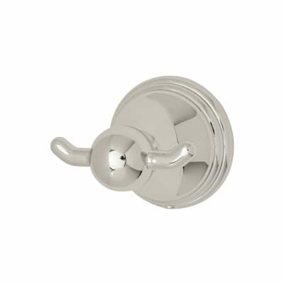Westminster Double Robe Hook - 57 x 62 x 60mm - Polished Chrome