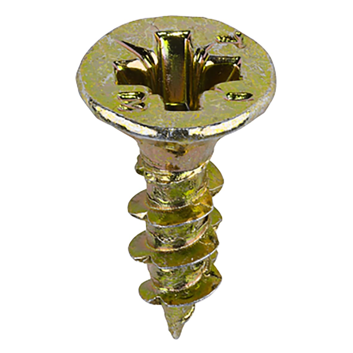 Velocity Pozi Countersunk Wood Screws - 3.5 x 12mm - Yellow Zinc - Pack of 200