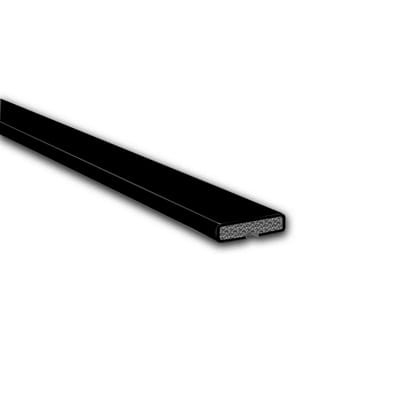 Plain Fire Only Intumescent Strip -/60 - 15 x 4 x 2100mm - Black - Pack of 10