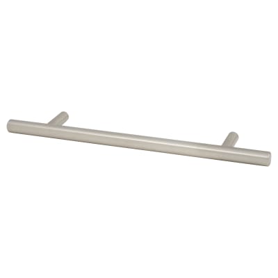 10mm T-Bar Cabinet Pull Handle - 128mm Centres - Satin Stainless Steel