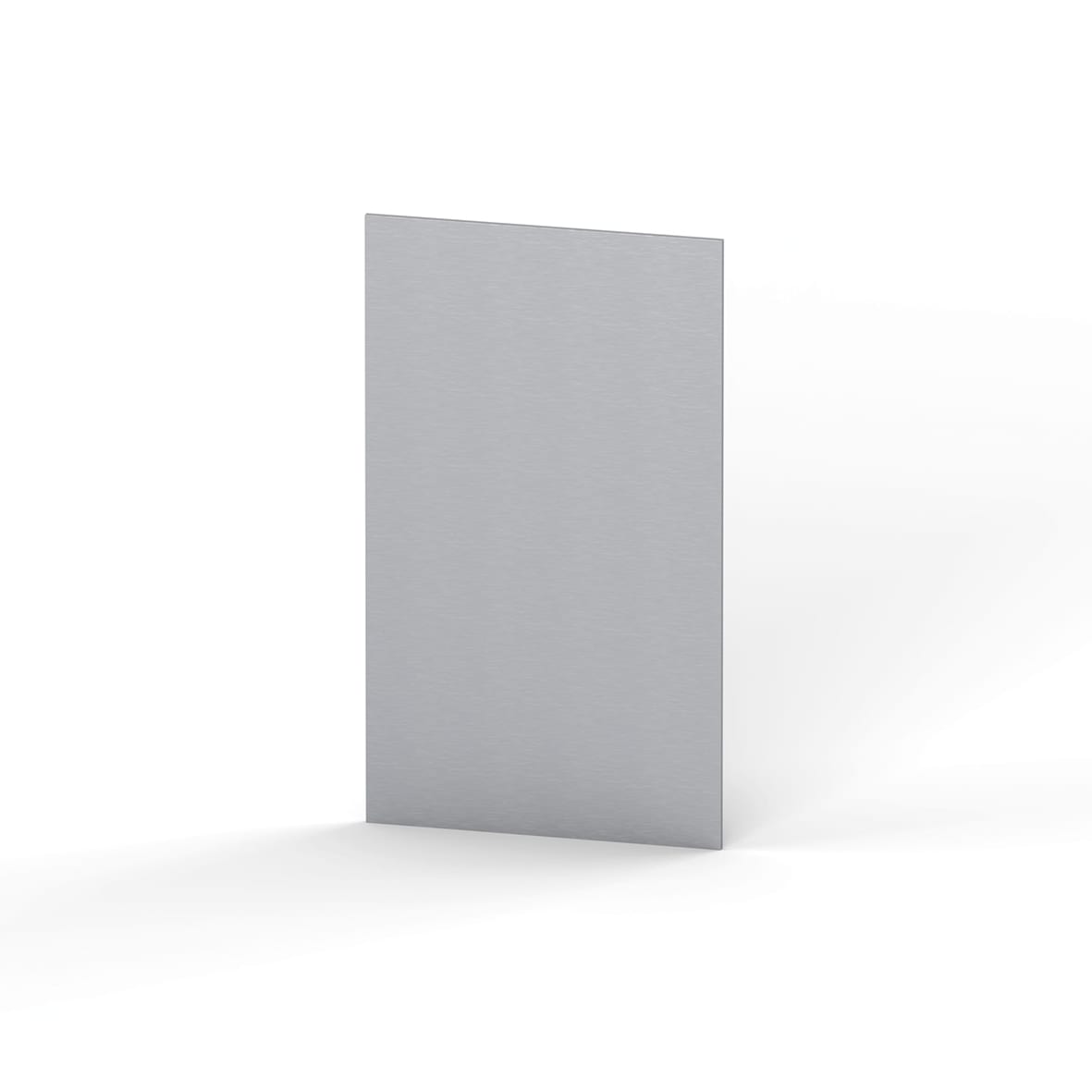VetroMount Stick On End Cap for Top Mount Profile -130 x 75mm - Anodised Aluminium