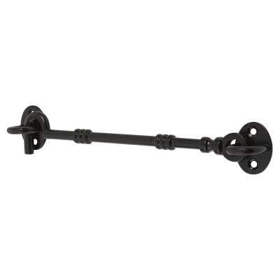 Cabin Hook & Eye - 200mm Length - Black Galvanised