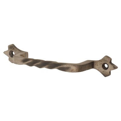 7mm Twisted D-Bar Cabinet Pull Handle - 120mm Centres - Pewter Effect