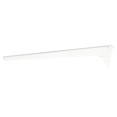Twin Slot Shelving System - Reinforced Shelf Bracket - 570mm Length - White