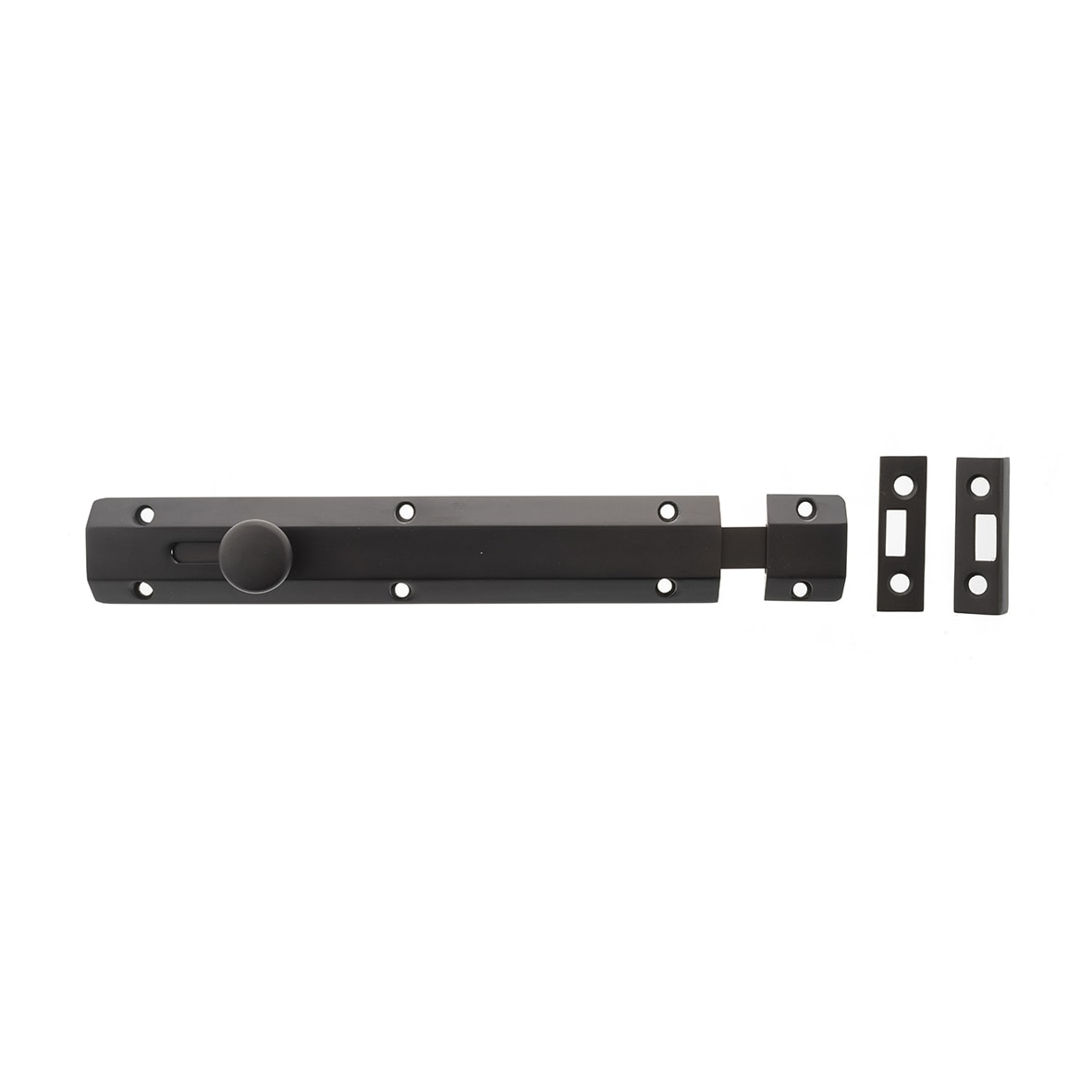 French Door Bolt/Flat Section Bolt - 200 x 35mm - Urban Dark Bronze