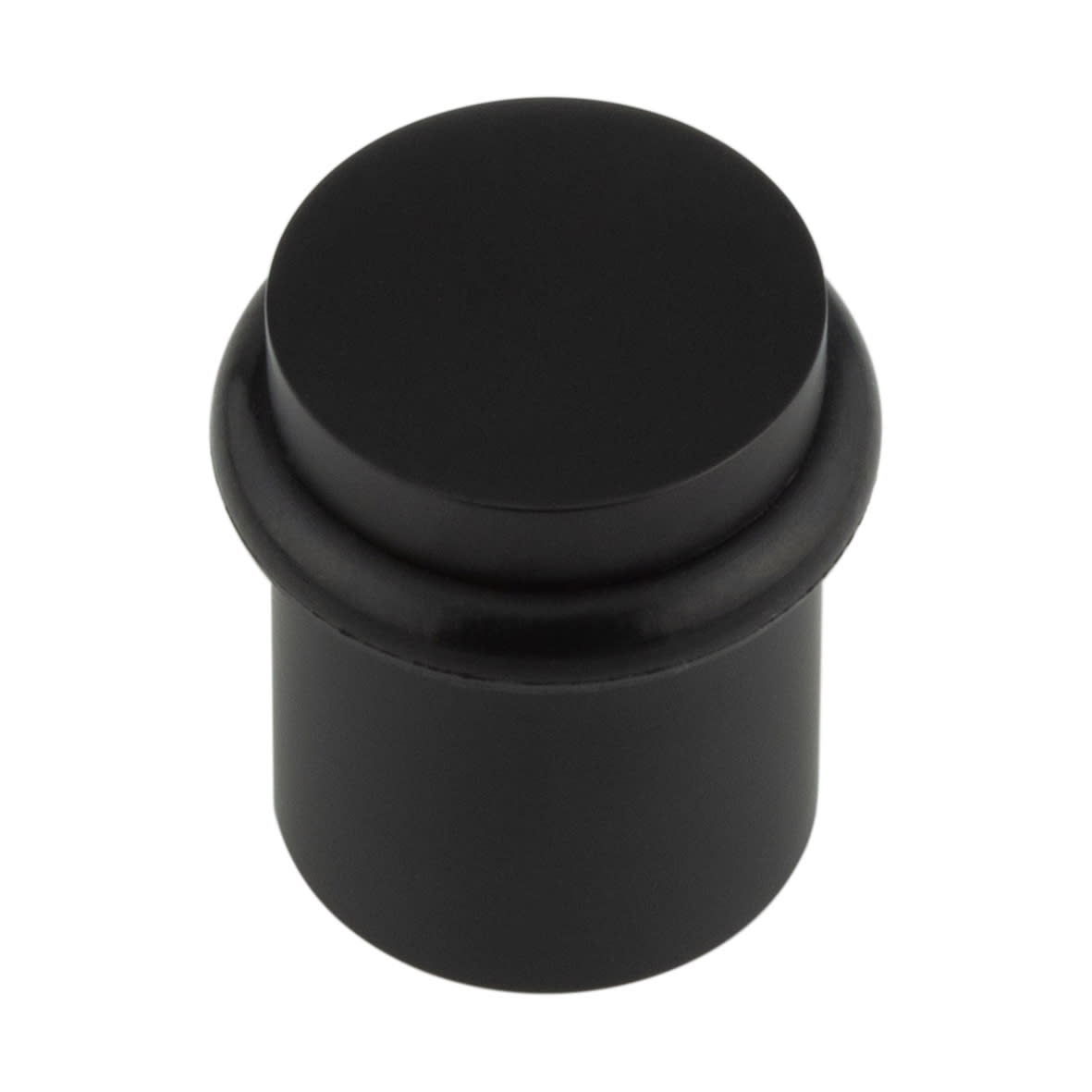 Floor Door Stop - 40 x 30mm - Black