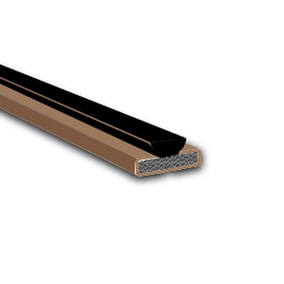 Fire & Smoke Intumescent Strip - - 20 x 4 x 2100mm with Brush - Brown - Pack of 10