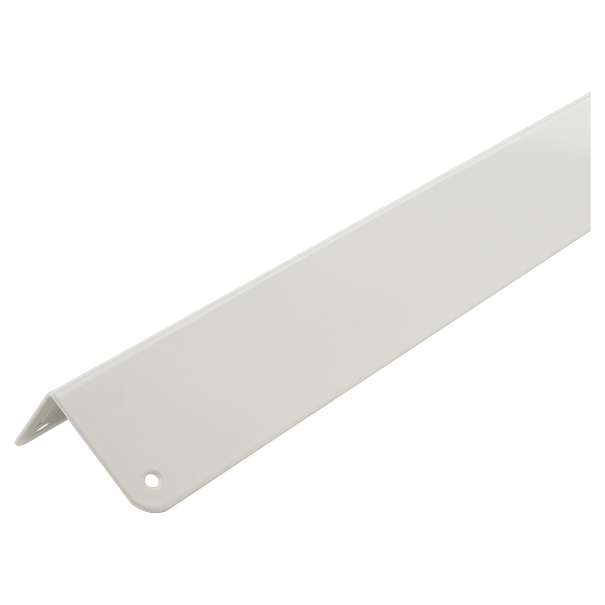 1200mm 430 Stainless Steel Angle - Equal Sided - 50 x 50 x 0.9mm - Matt White