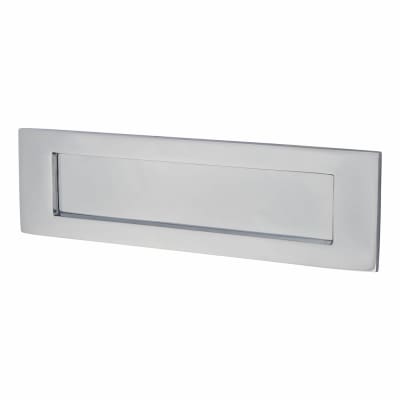 Letter Plate - 254 x 74mm - Polished Chrome